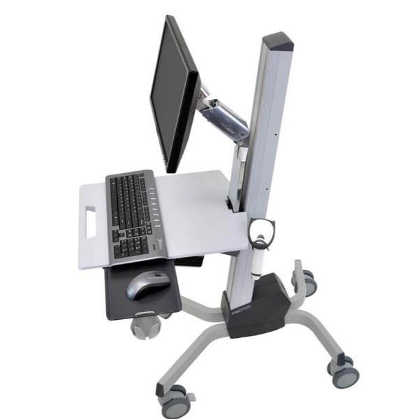 Ergotron Neo-Flex - Carrello - sollevatore Constant Force - per display LCD/dotazione PC - Alluminio, acciaio placcato zinco, plastica di alta qualità - due toni di grigio - dimensione schermo: fino a 27"