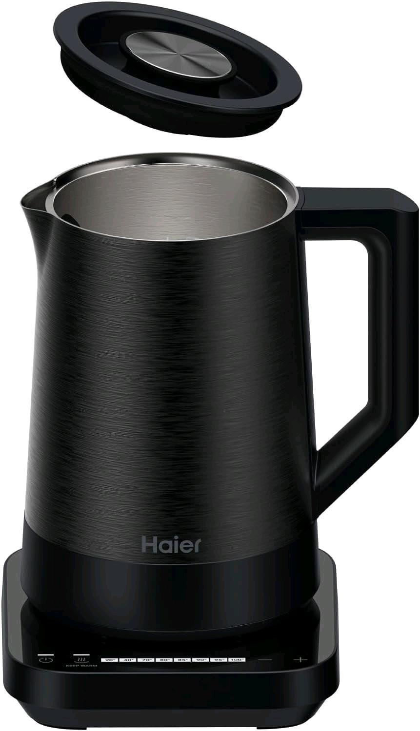 HAIER BOLLITORE I-MASTER SERIE 5 ACCIAIO INOX CAPACITA' 17 L 7 LIVELLI DI TEMPERATURA 40-100 FUNZIONE KEEP WARM BOLLITURA PER TAZZA SINGOLA 2000 W NERO