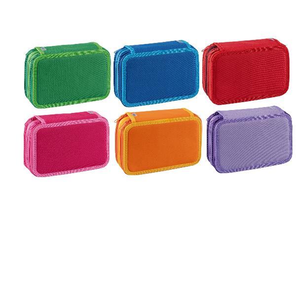 FAVORIT A3 B.COLOR ASTUCCIO IN POLIESTERE 3 ZIP CON RIEMPIMENTO GIOTTO COLORI ASSORTITI