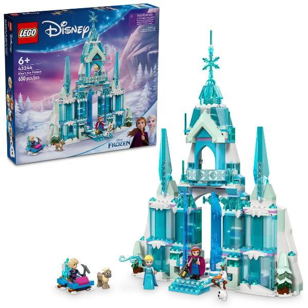 LEGO DISNEY IL PALAZZO DI GHIACCIO DI ELSA CON 4 PERSONAGGI E 1 RENNA