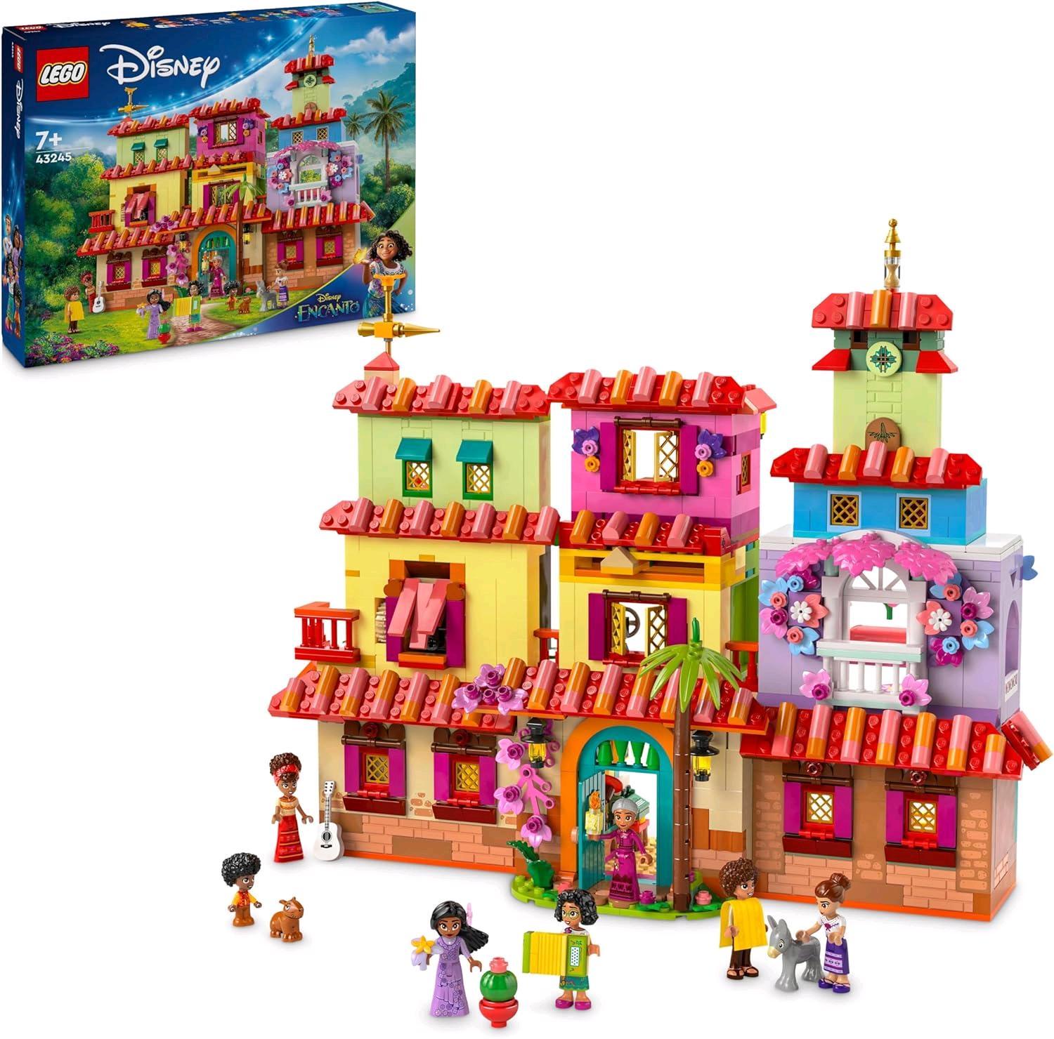 LEGO DISNEY LA MAGICA CASA DEI MADRIGAL CASA DI ENCANTO DA COSTRUIRE CON 7 PERSONAGGI E 2 ANIMALI