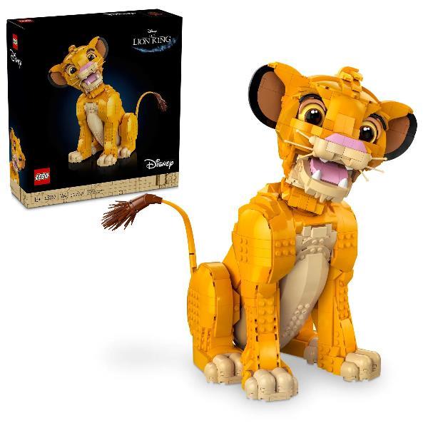 LEGO DISNEY GIOVANE SIMBA RE LEONE MODELLINO DA COSTRUIRE DA COLLEZIONE