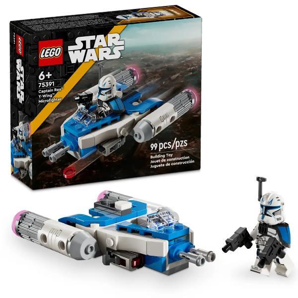 LEGO STAR WARS MICROFIGHTER Y WING DI CAPTAIN REX MINI ASTRONAVE CON MINIFIGURA