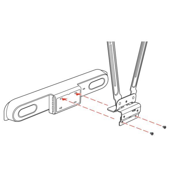 Poly - Kit montaggio (supporto VESA) - per sistema videoconferenza - per Poly Studio X52