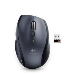Logitech M705 - Mouse - per destrorsi - laser - senza fili - 2.4 GHz - ricevitore wireless USB - grigio
