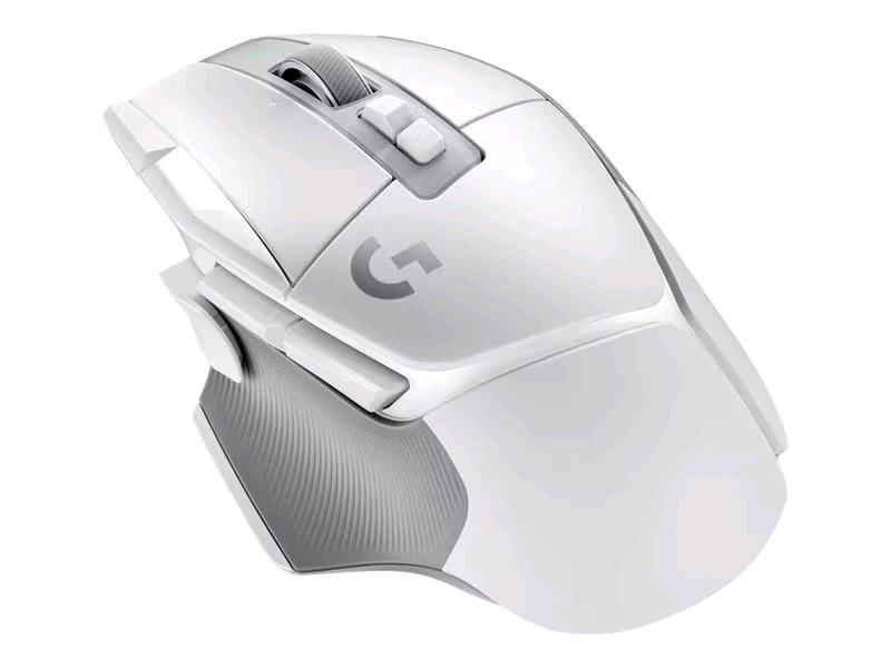 Logitech G G502 X LIGHTSPEED - Mouse - ottica - 8 pulsanti - senza fili - LIGHTSPEED - ricevitore LIGHTSPEED Logitech - bianco