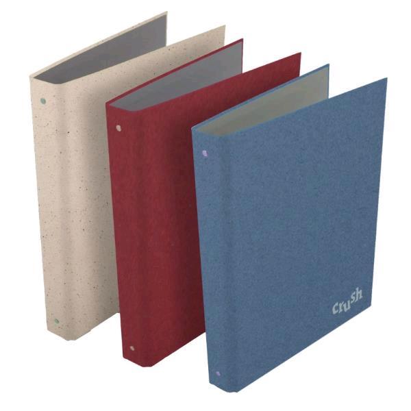 CARTOTECNICA FAVINI CRUSH RACCOGLITORE 4 ANELLI IN CARTONE RICICLATO 310X260X30 mm COLORI ASSORTITI