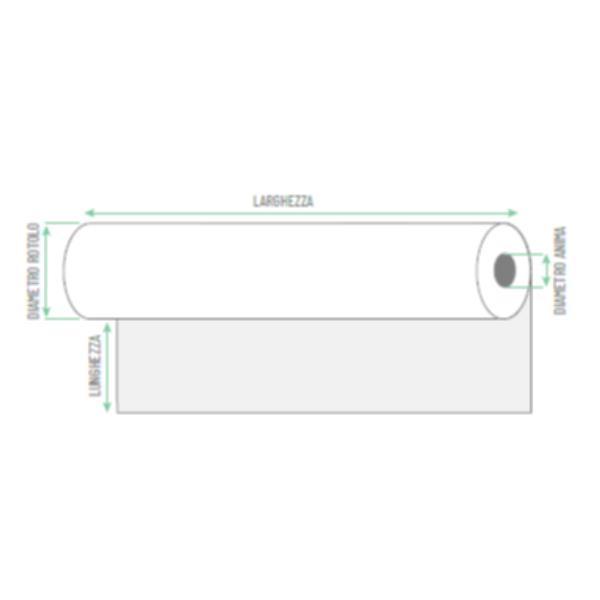 ROTOLIFICIO PUGLIESE CF2 ROTOLO PLOTTER 80GR 62,5 X 50