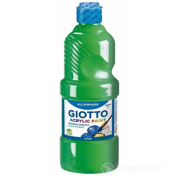 Giotto FLACONE 500ML TEMPERA ACRILICA VERDE