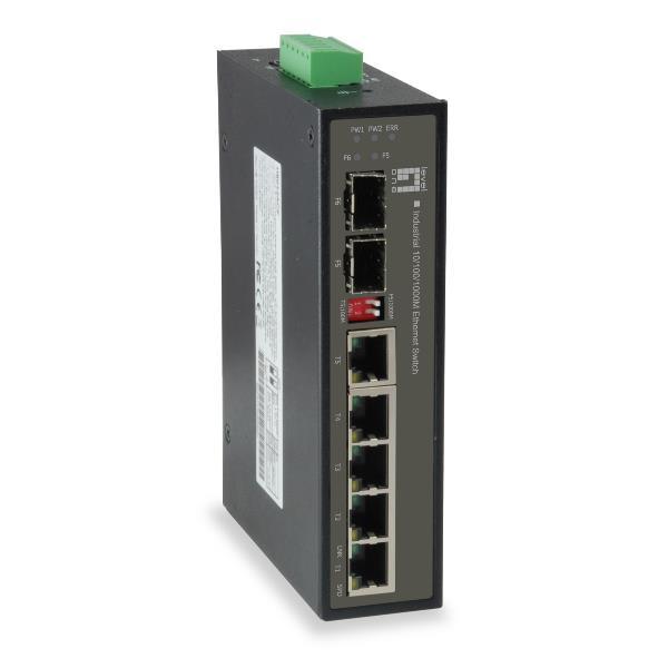LEVEL ONE 6-PORT GIGABIT INDUSTRIAL
