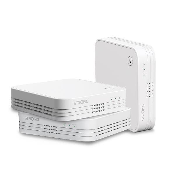 STRONG ATRIA WIRELESS EXTENDER WI-FI MESH 1200 DUAL BAND KIT 3 Pz.