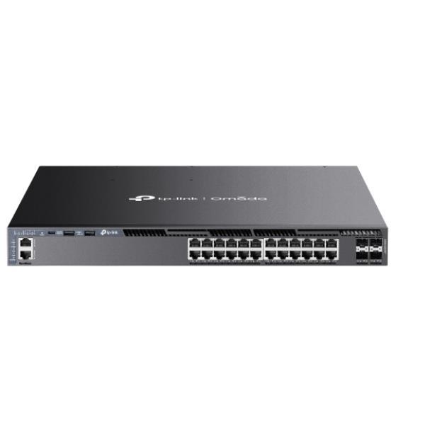 TP-Link Omada SG6428XHP, Gestito, L3, Gigabit Ethernet (10/100/1000), Supporto Power over Ethernet (PoE), Montaggio rack, 1U
