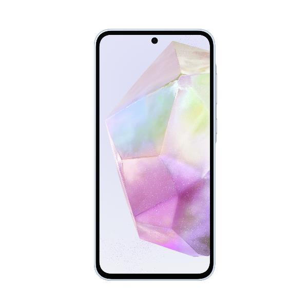 Samsung Galaxy A35 - 5G smartphone - dual SIM - RAM 8 GB /Memoria Interna 256 GB - microSD slot - display OLED - 6.6" - 2340 x 1080 pixel (120 Hz) - 3 x fotocamere posteriori 50 MP, 8 MP, 5 MP - front camera 13 MP - awesome ice blue