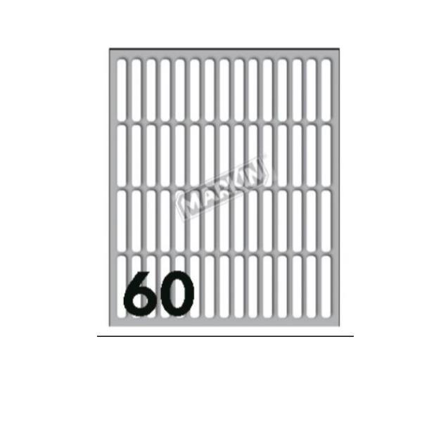 MARKIN ETICHETTE ADESIVE 34X5 mm BIANCO CONF 600 Pz.