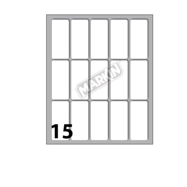 MARKIN ETICHETTE ADESIVE 46X20 mm BIANCO CONF 150 Pz.