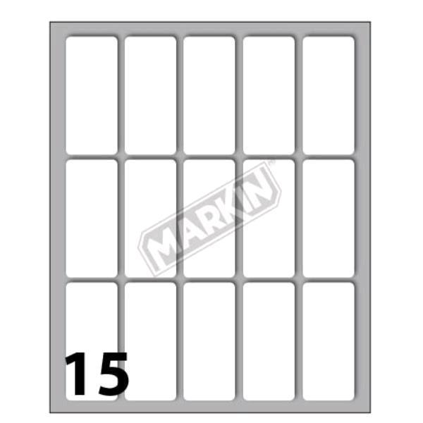 MARKIN ETICHETTE ADESIVE 46X37 mm BIANCO CONF 90 Pz.