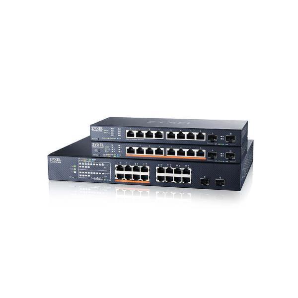 XMG1915-10E - NEBULAFLEX SWITCH WEB MANAGED 8 PORTE 2.5 MGIGABIT + 2 PORTE 10GBE SFP+ - SUPPORTO IPV6 VLAN - DESIGN SENZA VENTOLE DESKTOP