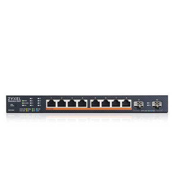 XMG1915-10EP - NEBULAFLEX SWITCH WEB MANAGED 8 PORTE 2.5 MGIGABIT (EROGAZIONE POE FINO A 130W) + 2 PORTE 10GBE SFP+ - SUPPORTO IPV6