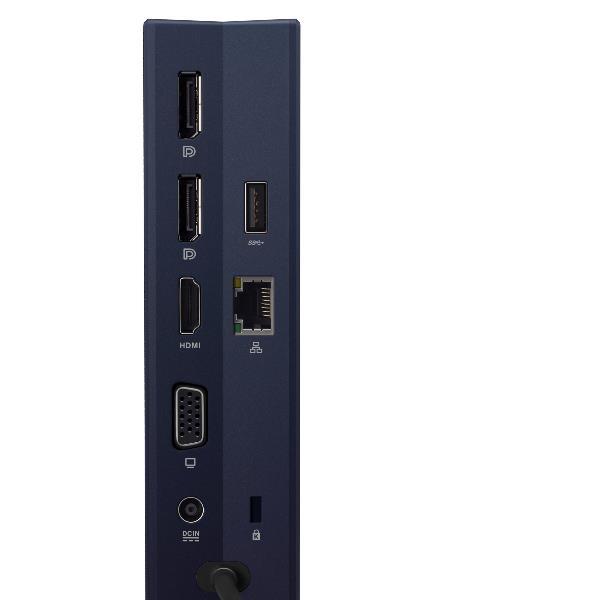 ASUS SimPro Dock Ã¨ una Docking Station che permette di collegare dispositivi con porte USB, HDMI, Displayport e VGA con risoluzione fino a 8K.