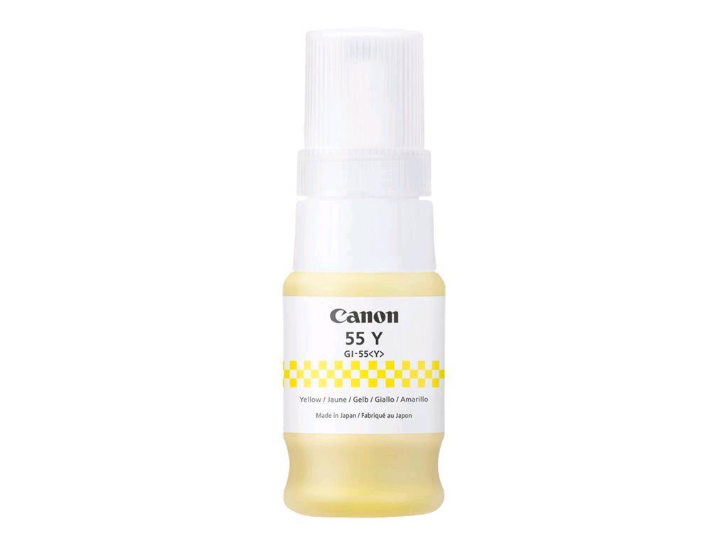 Canon GI 55 Y - 40 ml - giallo - originale - confezione da appendere - ricarica inchiostro - per MAXIFY GX1050, GX2050