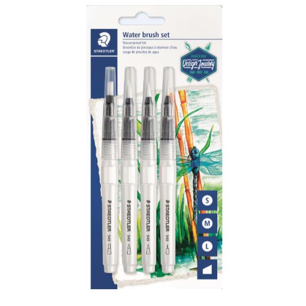 STAEDTLER PENNELLI A SERBATOIO D'ACQUA PUNTE ASSORTITE CONF 4 PZ.