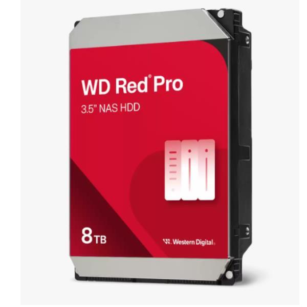 WD Red Pro WD8005FFBX - HDD - 8 TB - interno - 3.5" - SATA 6Gb/s - 7200 rpm - buffer: 256 MB