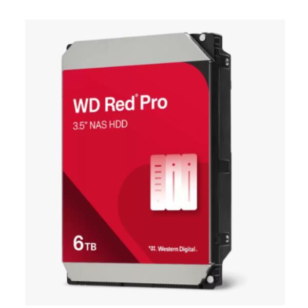 WD Red Pro WD6005FFBX - HDD - 6 TB - interno - 3.5" - SATA 6Gb/s - 7200 rpm - buffer: 256 MB