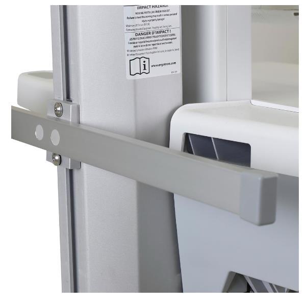 Ergotron StyleView SV Accessory DIN Rail - Componente di montaggio (staffa, binario DIN) - alluminio - installabile su carrello