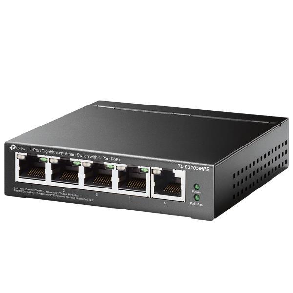 TP-Link TL-SG105MPE, L2, Gigabit Ethernet (10/100/1000), Supporto Power over Ethernet (PoE)