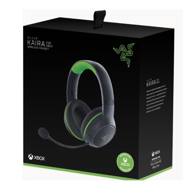 Razer Kaira - Cuffie con microfono - dimensione completa - 2,4/5 GHz - senza fili - isolamento dal rumore - per Xbox One, Xbox One S, Xbox One X, Xbox Series S, Xbox Series X