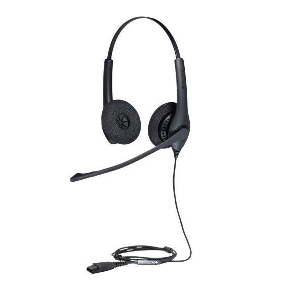 Jabra BIZ 1500 Duo - Cuffie con microfono - over ear - cablato - Quick Disconnect