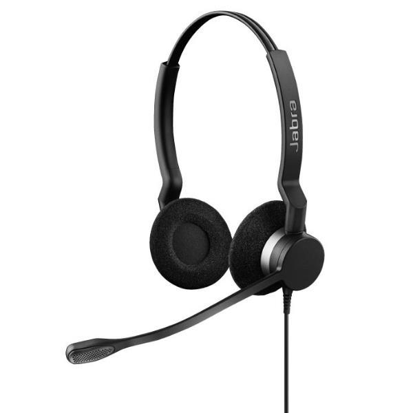 Jabra BIZ 2300 QD Duo - Cuffie con microfono - over ear - cablato