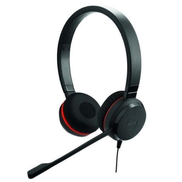 Jabra Evolve 30 II UC stereo - Cuffie con microfono - over ear - cablato - jack 3,5 mm