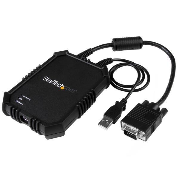 StarTech.com Adattatore crash cart portatile per PC con alloggio robusto - Console KVM USB con trasferimento di file e Acquisizione Video - Switch KVM - 1 x KVM port(s) - 1 utente locale - desktop