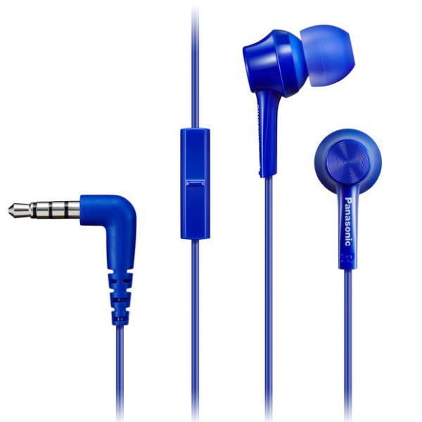 Panasonic RP-TCM115E - Auricolari con microfono - in-ear - cablato - jack 3,5 mm