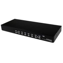 StarTech.com Switch KVM USB PS/2 a 8 porte montabile a rack 1U, con OSD - Switch KVM - 8 x KVM port(s) - 1 utente locale - desktop - per P/N: RK3236BKF