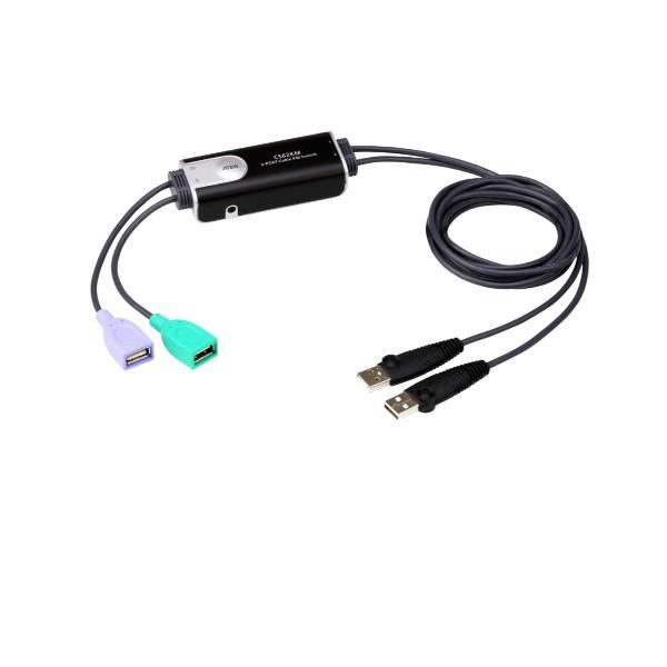 ATEN SWITCH KM CAVOUSB BOUNDLESS 2 PORTE