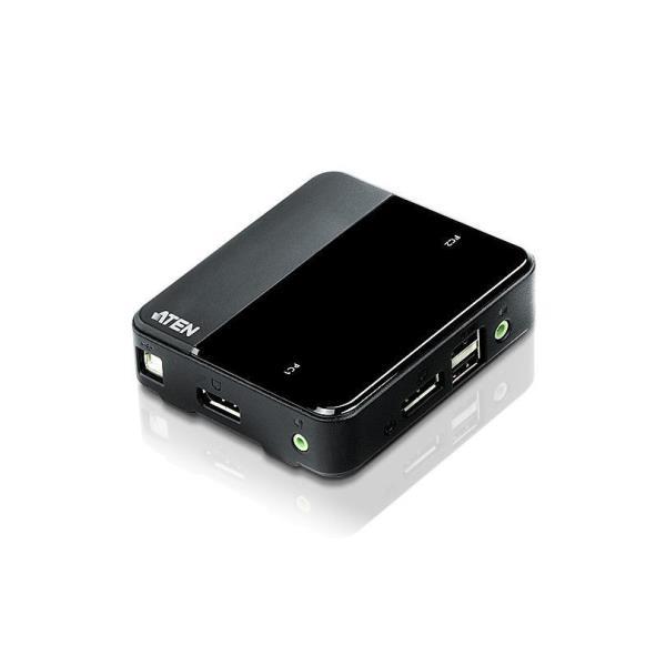 ATEN CS782DP - Switch KVM / audio / USB - 2 x KVM / audio / USB - 1 utente locale - desktop