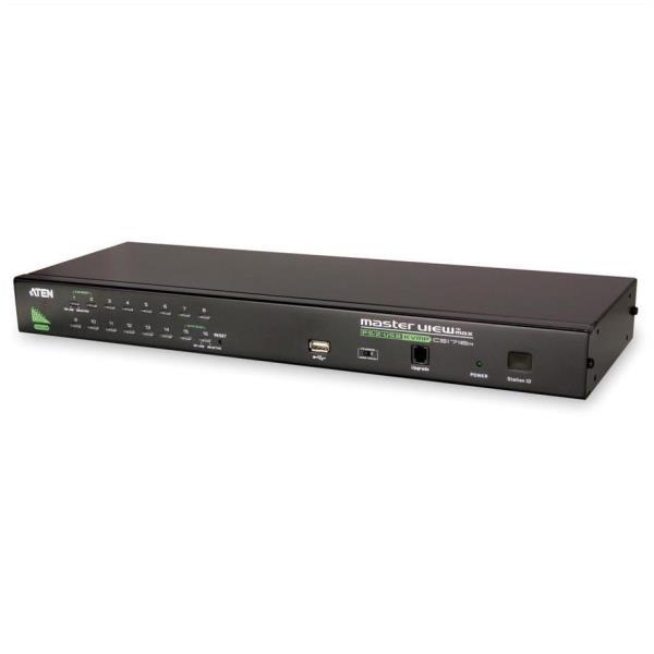 ATEN CS1716A - Switch KVM - 16 x KVM port(s) - montabile su rack - alimentazione CC