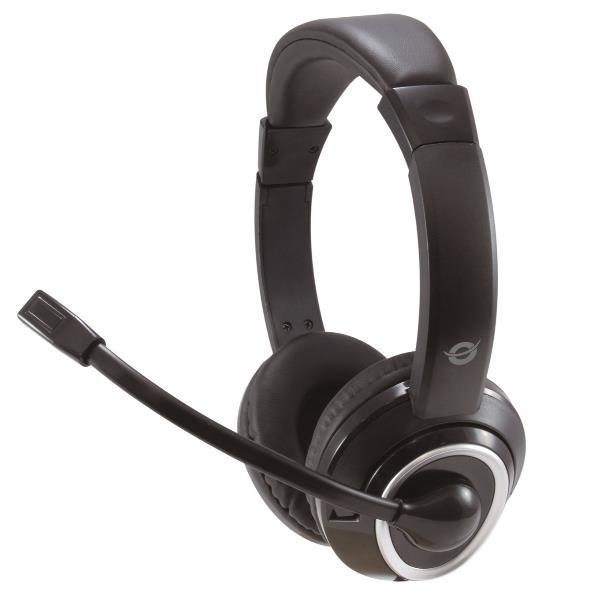 Conceptronic POLONA02BA - Cuffie con microfono - on-ear …