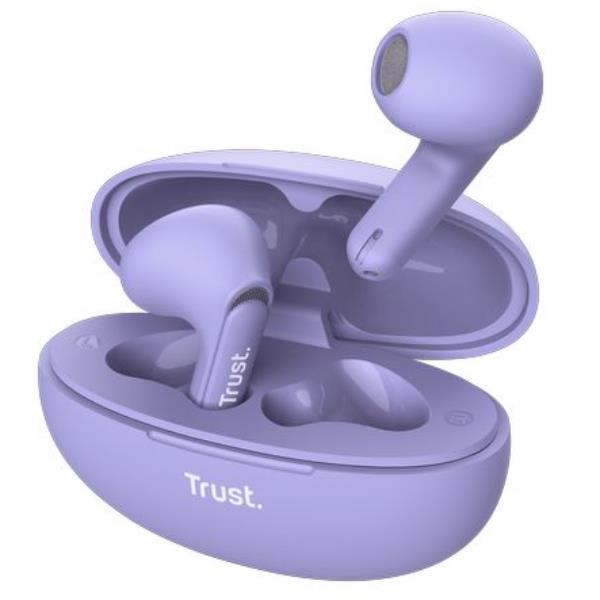 Trust Yavi - True wireless earphones con microfono - in-ear - Bluetooth - viola