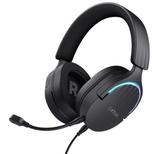 Trust GXT 490W FAYZO - Cuffie con microfono - canale 7.1 - dimensione completa - cablato - USB-A - bianco