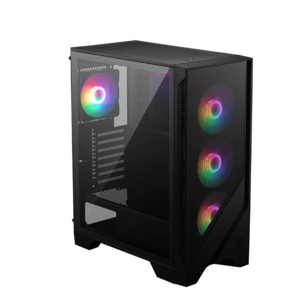 MSI MAG FORGE 120A AIRFLOW CASE MIDI TOWER ATX, micro ATX, Mini-ITX VETRO TEMPERATO NERO