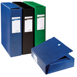 Scatola archivio Scatto - dorso 6 cm - 25 x 35 cm - nero - Sei Rota