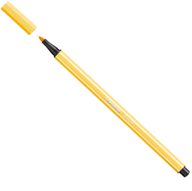 Pennarello Pen 68 - giallo 44 - Stabilo