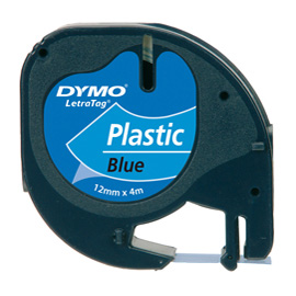 Nastro DYMO LT in plastica12mmx4mt - Blu