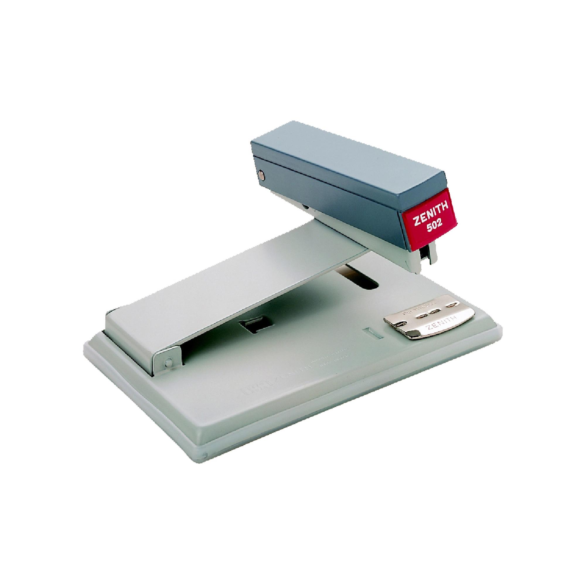 Cucitrice da tavolo 502 colore GRIGIO   1 scatola 1000 punti acciaio naturale 24/6