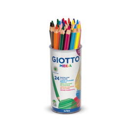 CF24BARATTOLO PASTELLI GIOTTO MEGA