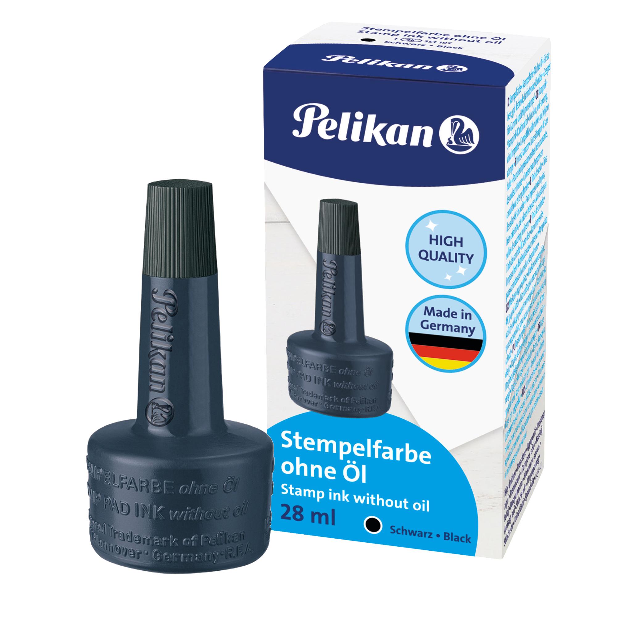 Pelikan INCHIOSTRO PER TIMBRI - 28 ML - NERO