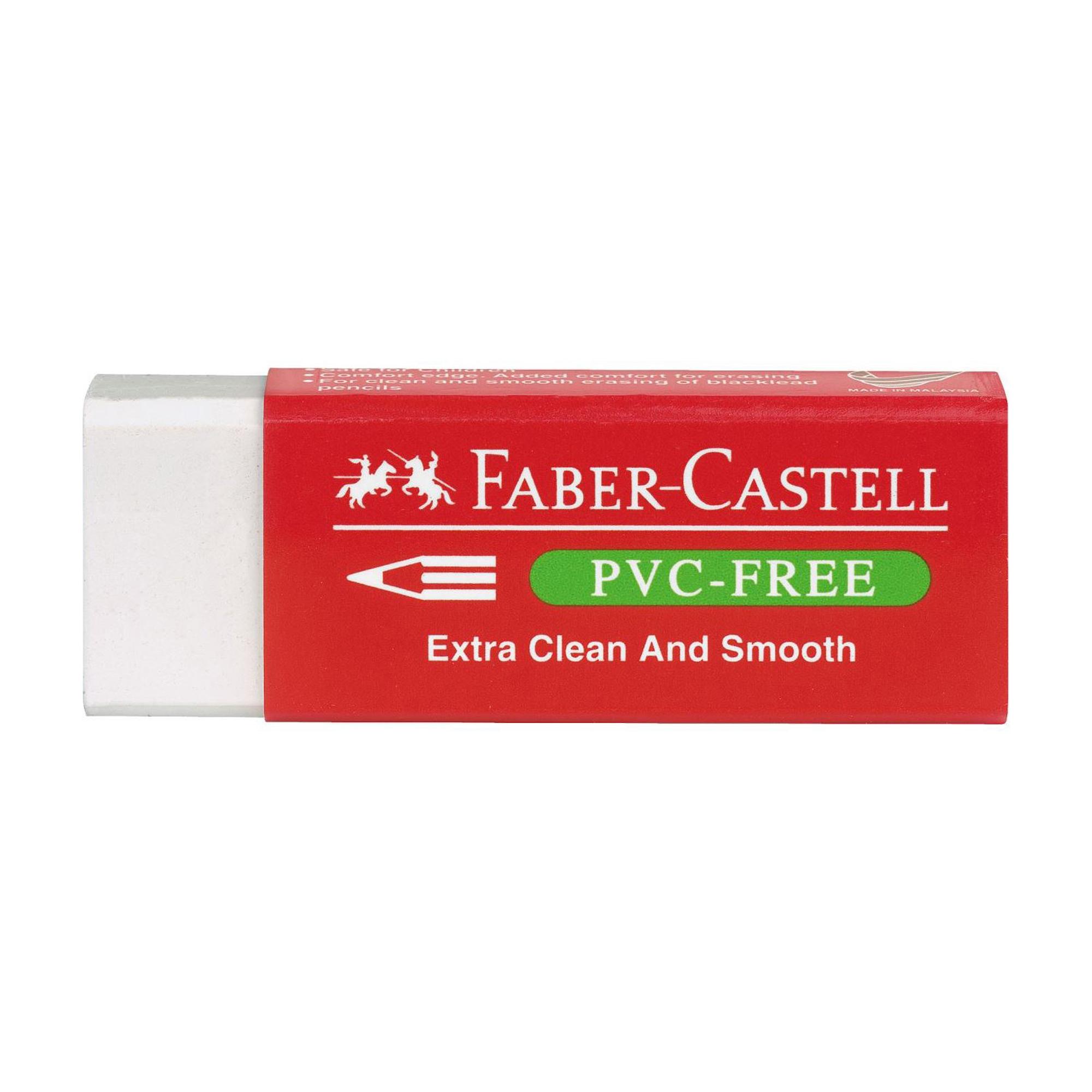 Gomma bianca per matita - 7095 Faber-Castell - conf. 20 pezzi